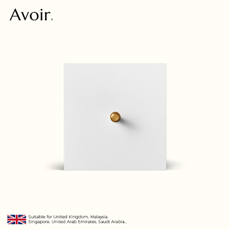 Home Improvement Uk - Матовые белые ретро-выключатели Avoir 220В с