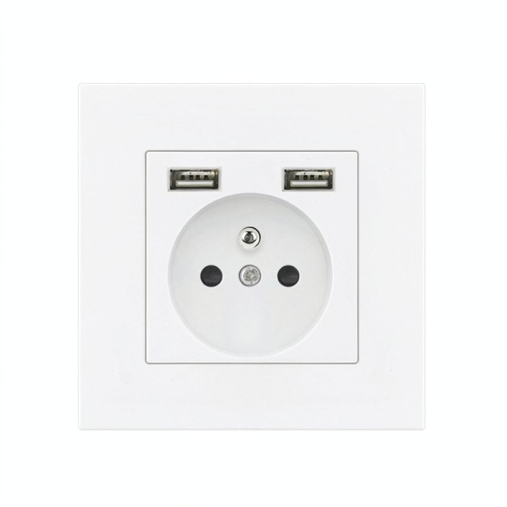 Home Improvement Outlet - Современная французская электрическая розетка с USB-зарядкой,