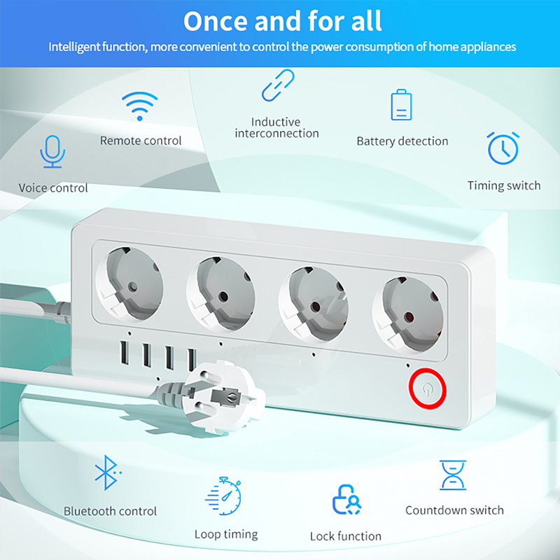 Умная розетка-удлинитель WiFi  – обзор и цена Home Improvement Outlet