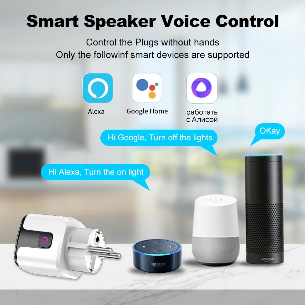 Tuya Smart EU Plug Wi-Fi + Blu – обзор и цена Home Improvement Outlet